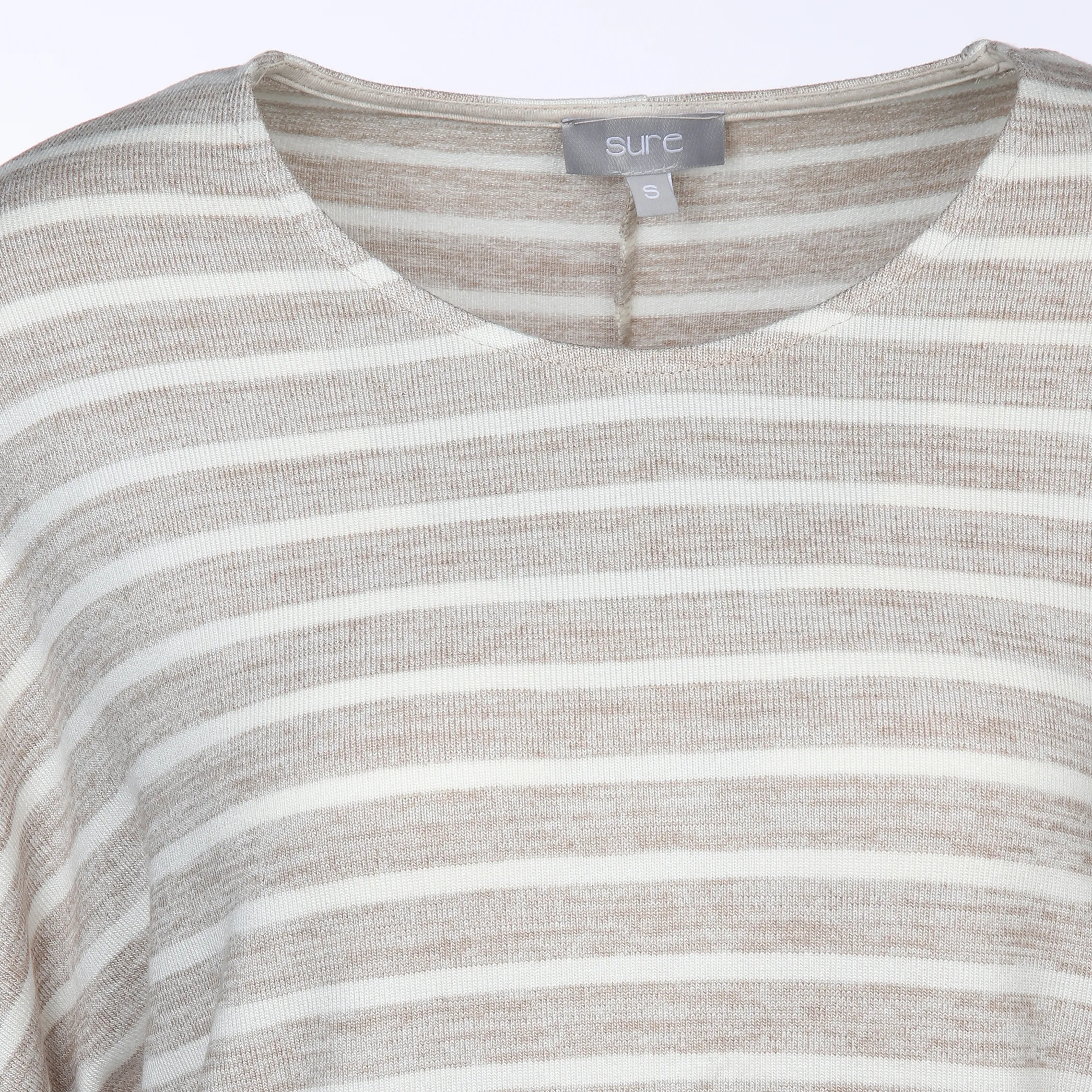 Damen Shirt mit 3/4 langen Fledermausärmeln