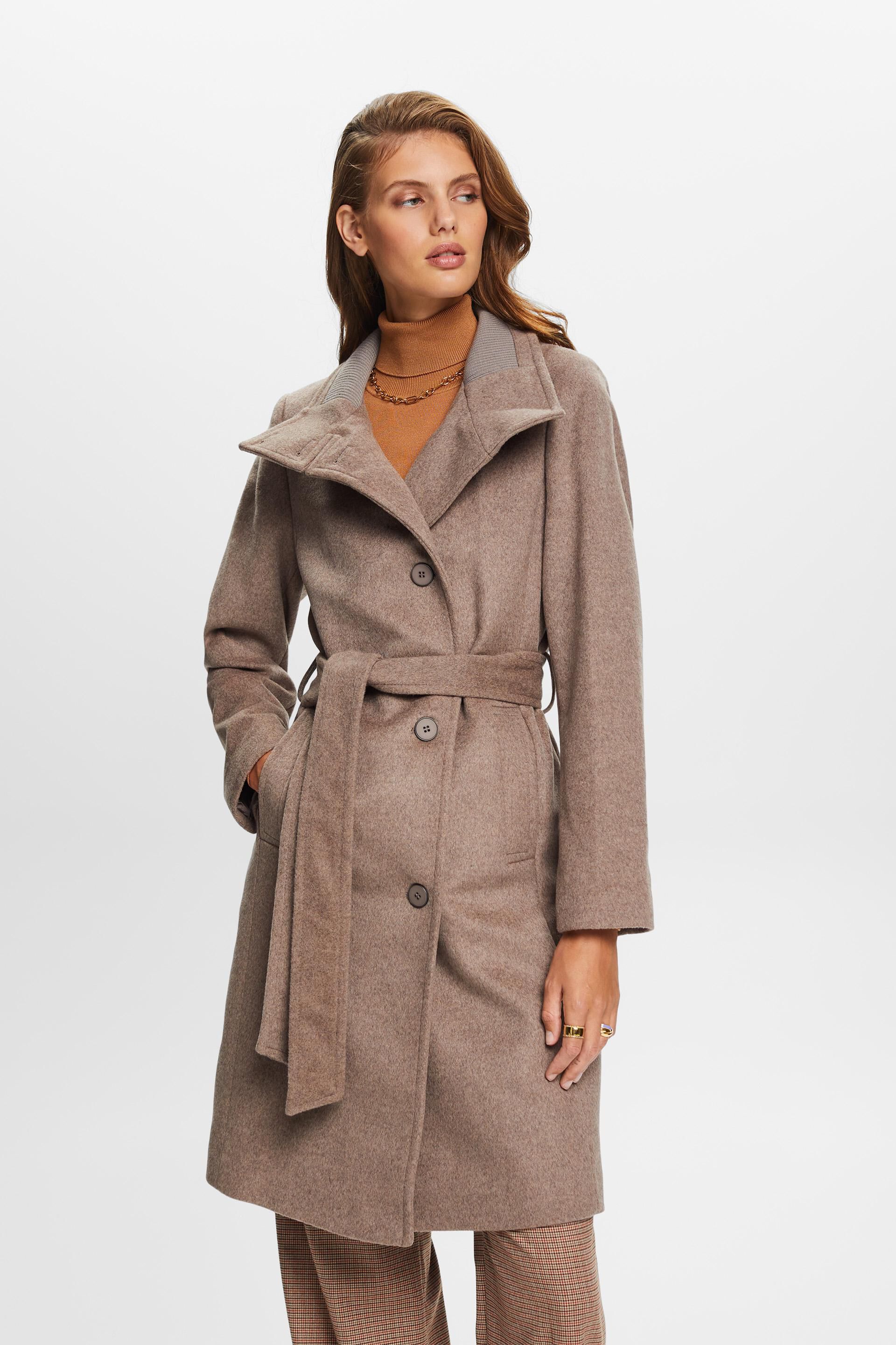 Coats woven