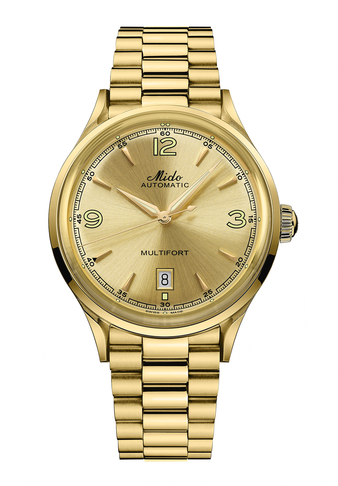 Mido Multifort Powerwind Gold M040.407.33.027.00