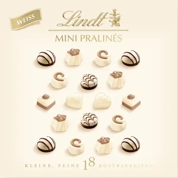 Mini Pralinés Weiss