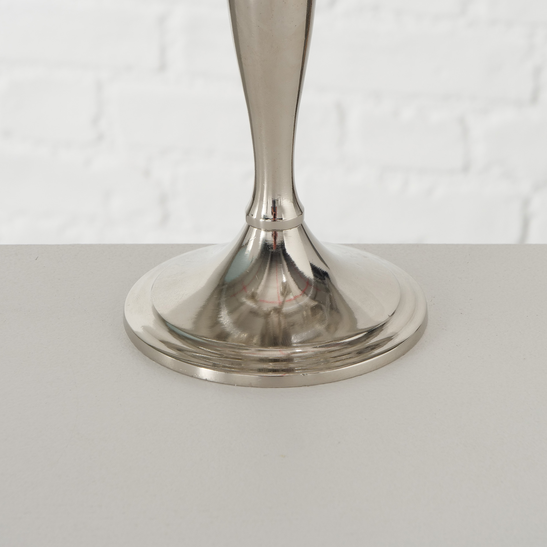 Kerzenleuchter - silber - Aluminium - für 5 Kerzen