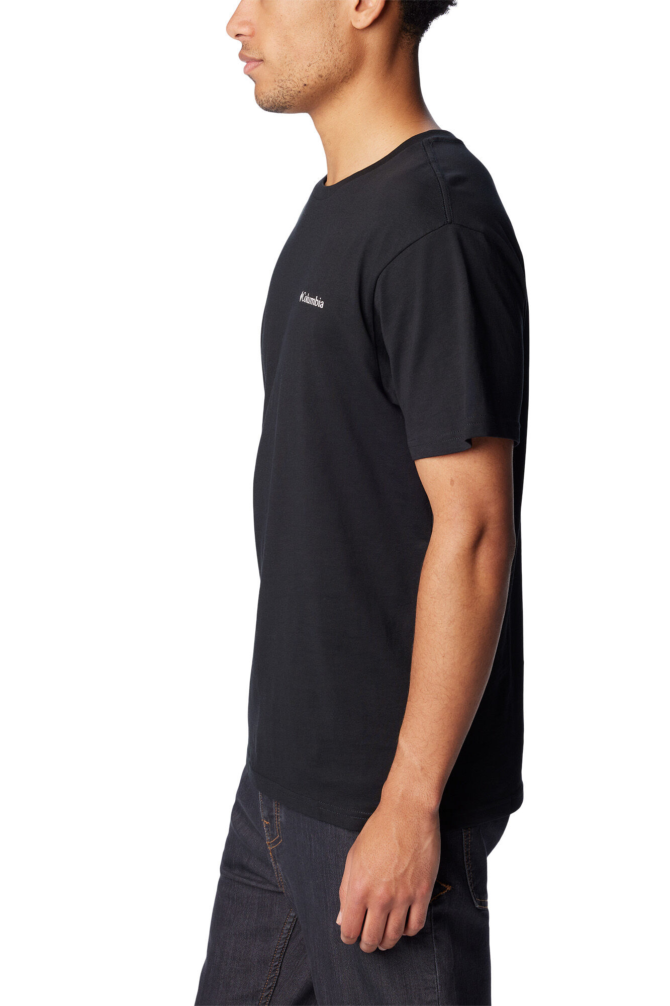 Camiseta masculina Columbia CSC Basic Logo™ de manga curta - Cinza escuro
