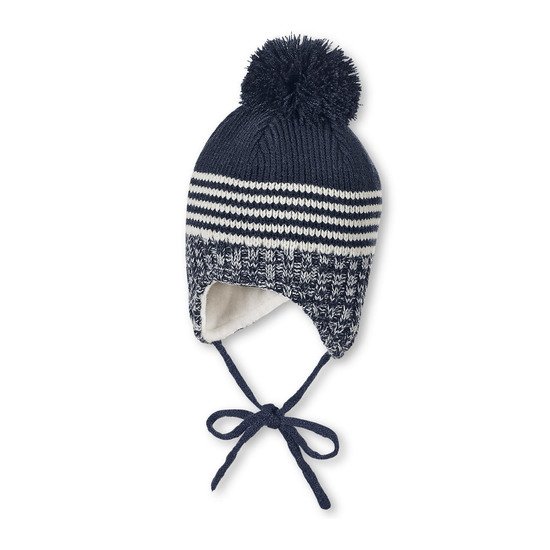 Bonnet bébé tricot   Bleu marine        43 cm   de               Sterntaler