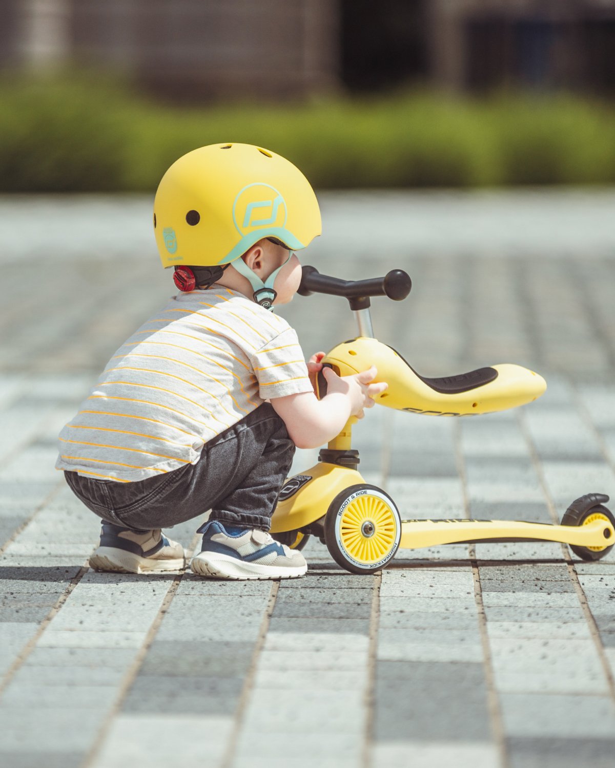 Hjelm Scoot & Ride – Justerbar Hjelm Barn 1-4 år