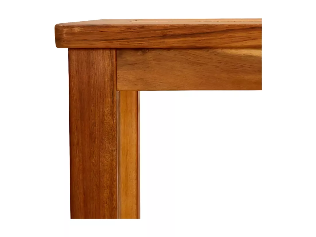 Prolenta Premium - Table console de jardin 80x35x75 cm Bois d'acacia solide
