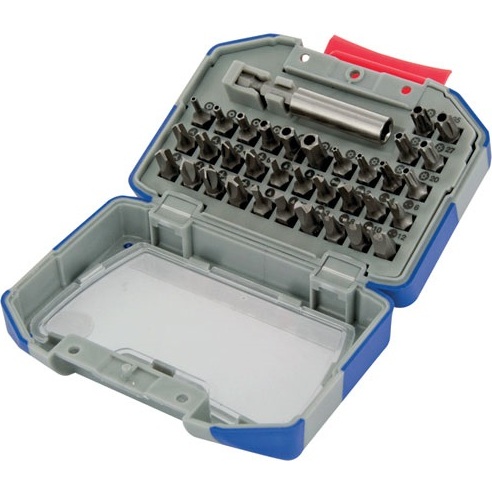 Embout securit - Esential - coffret de 34 pièces - 1 porte-embout magnétiqu