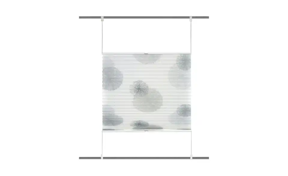 Plisseerollo Grau 130 cm 60 cm