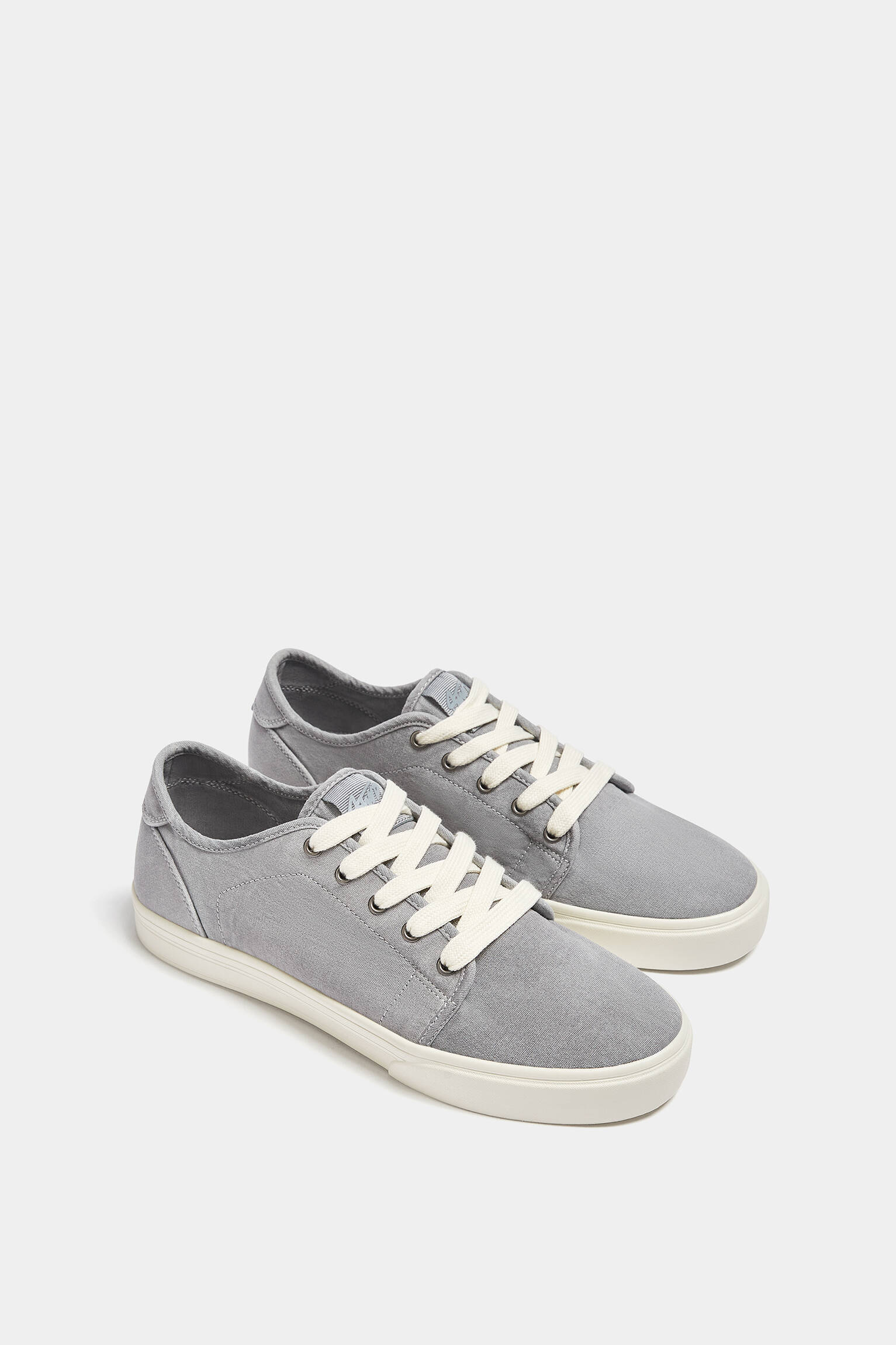 TÊNIS CASUAL DE LONA - CINZA