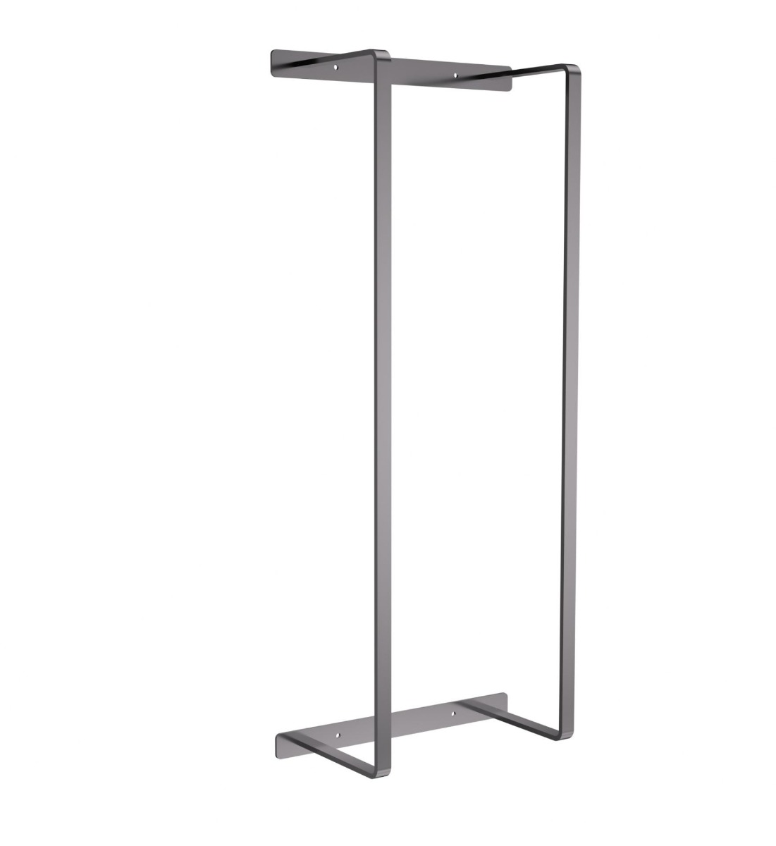 Sanigoods Basil verticale handdoekrek 28x67cm gunmetal