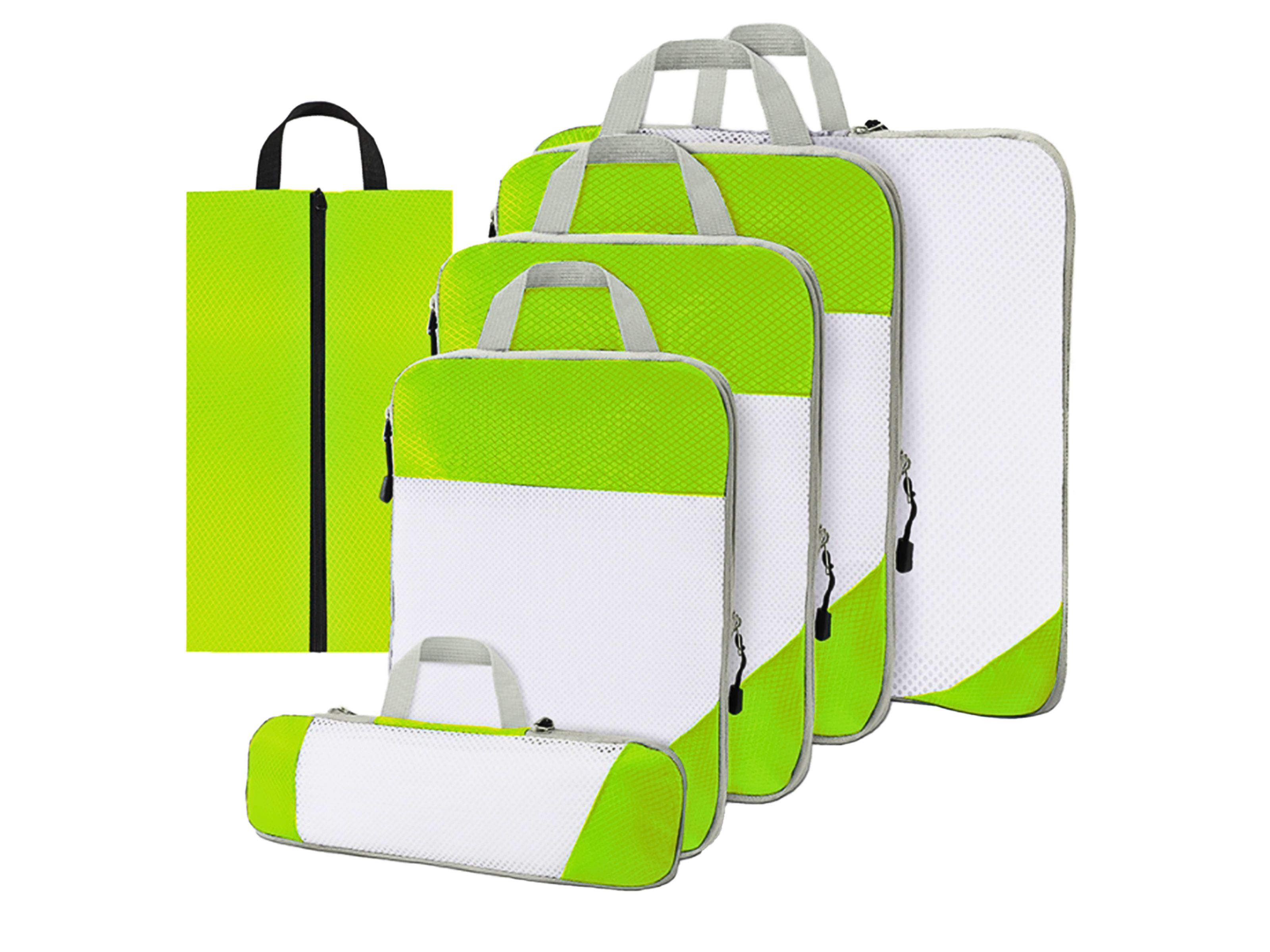 Thousandtravelmiles Green Packing Cubes - Set van 6