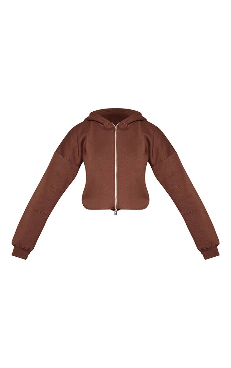 Chocolat Sweat À Casynthétiqueche Zippé Shape