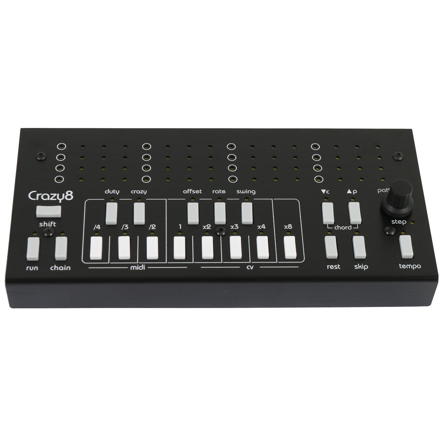 Twisted Electrons Crazy 8 steptime sequencer voor CV