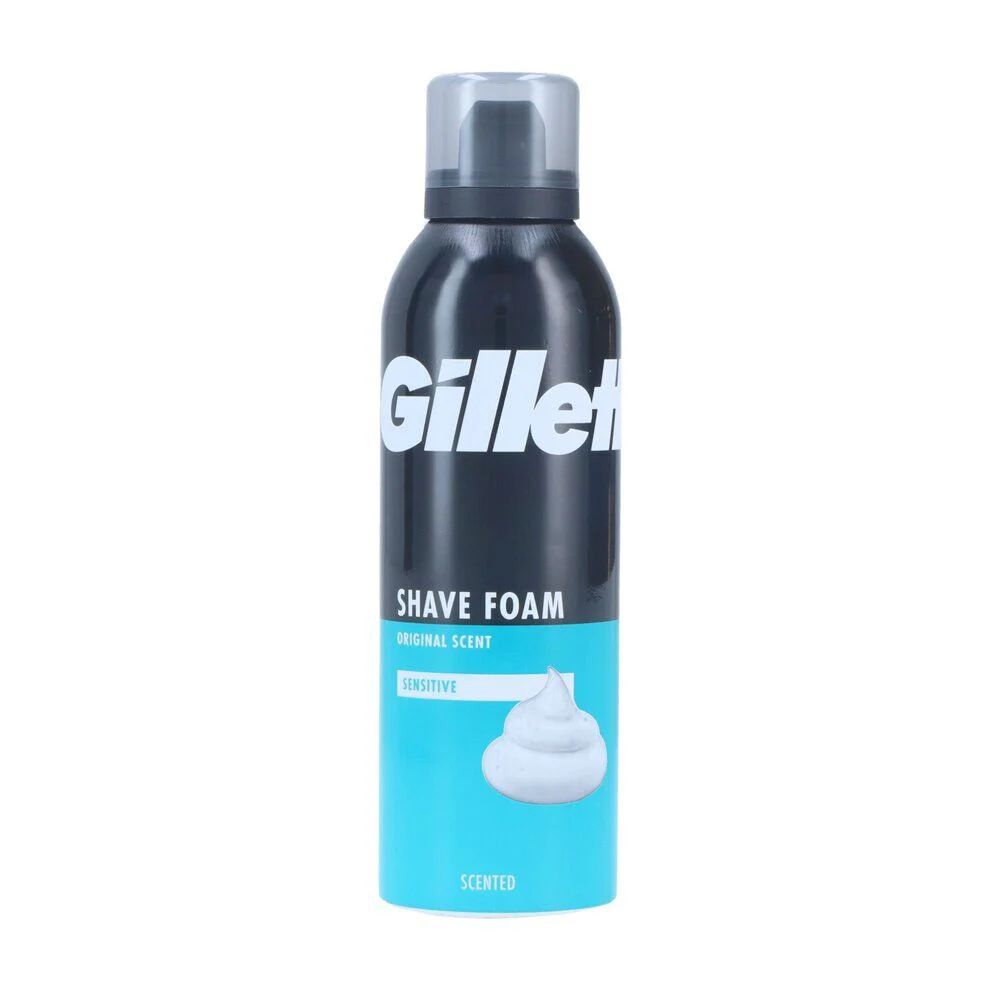Mousse à raser Gillette peaux sensibles 200ml