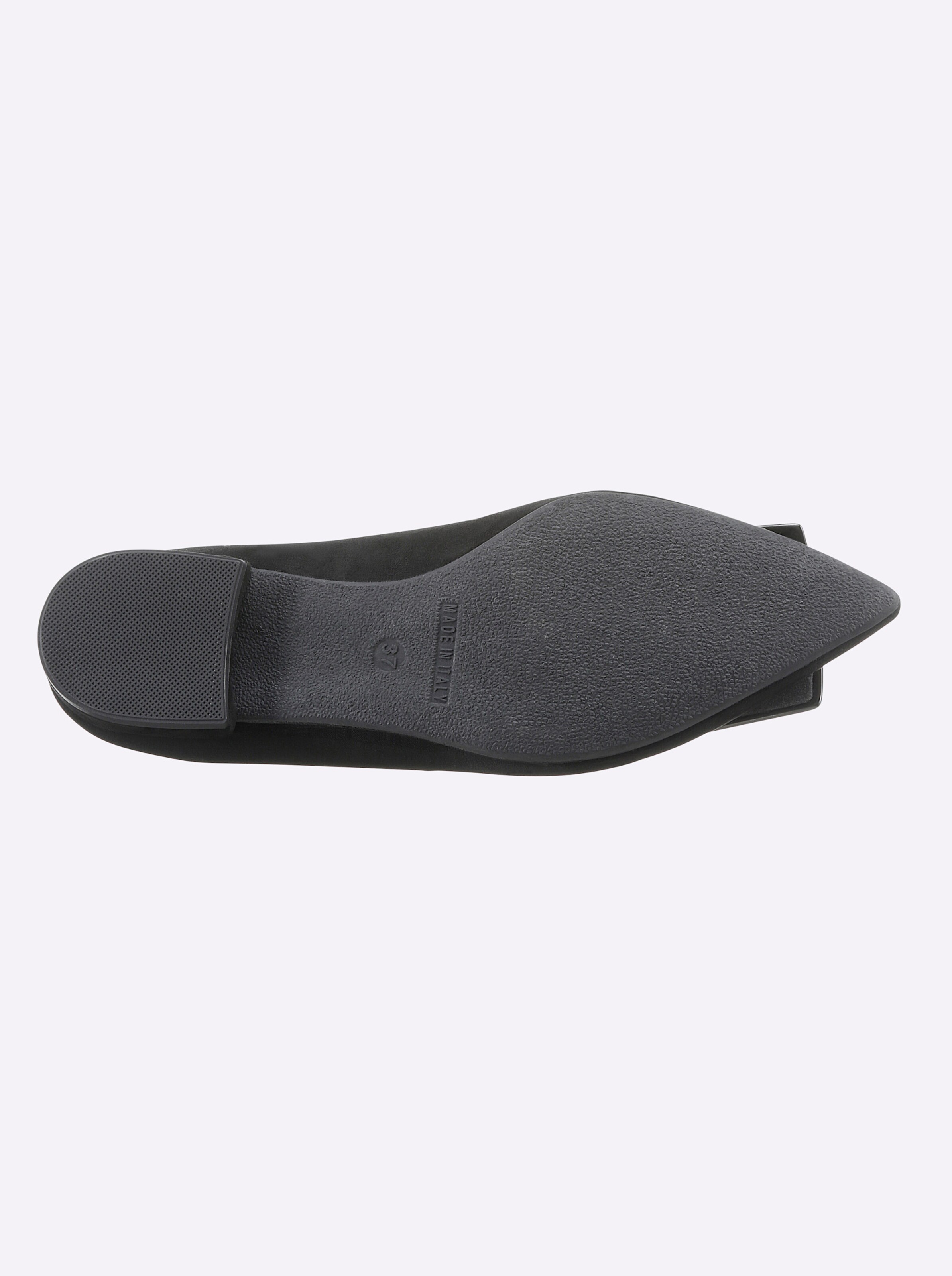 heine Slipper in schwarz