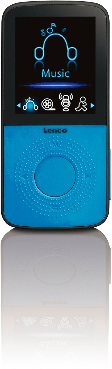LENCO PODO-153BU MP3 Player + Schrittzähler, blau