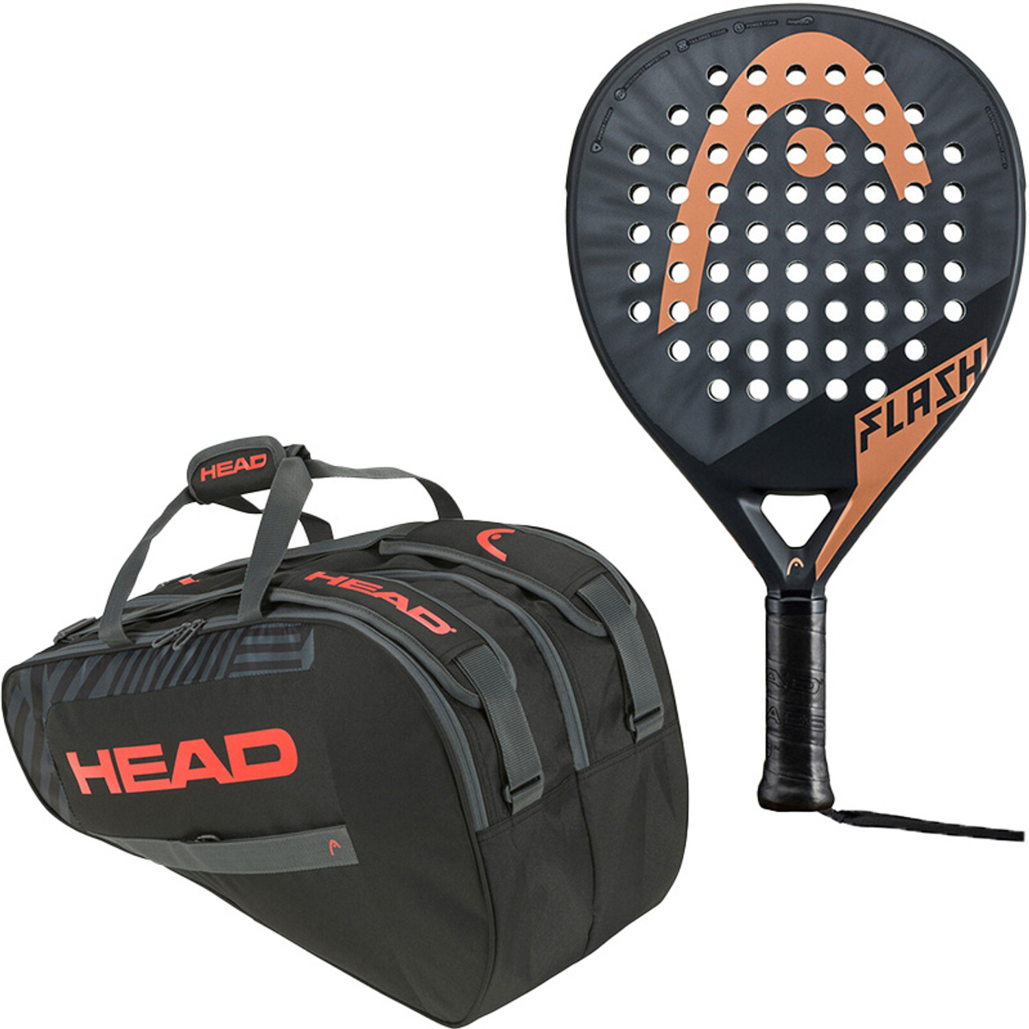 Head Flash Coral/Grey + Tas