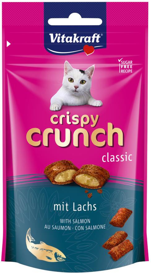 Vitakraft kattensnack Crispy Crunch zalm 60 g
