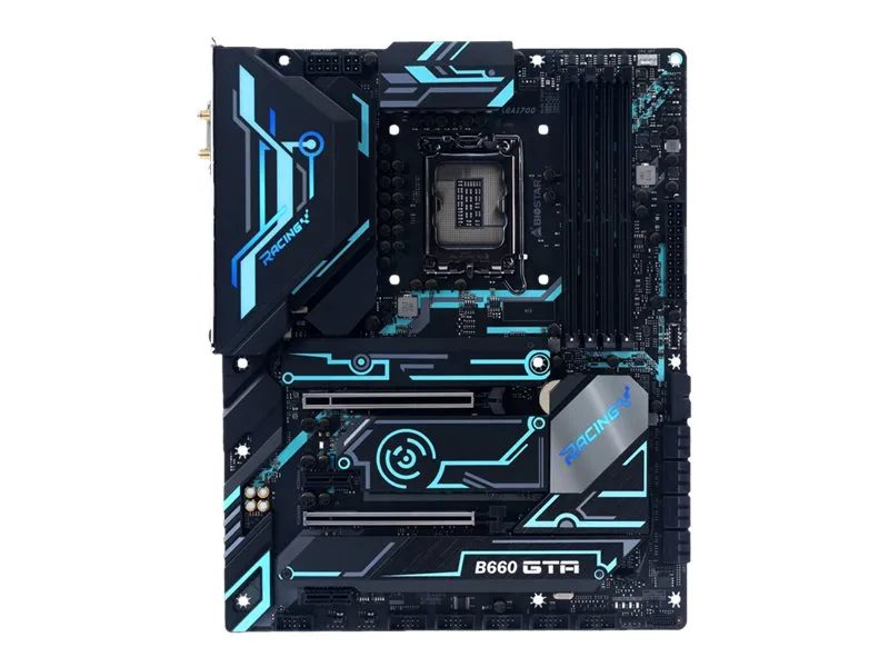 Biostar B660GTA - Bundkort - ATX - LGA1700 sokkel - B660 Chipset - USB 3.2 Gen 2, USB-C 3.2 Gen2 - 2.5 Gigabit LAN - onboard grafik (CPU påkrævet) - HD Audio (8-kanaler)