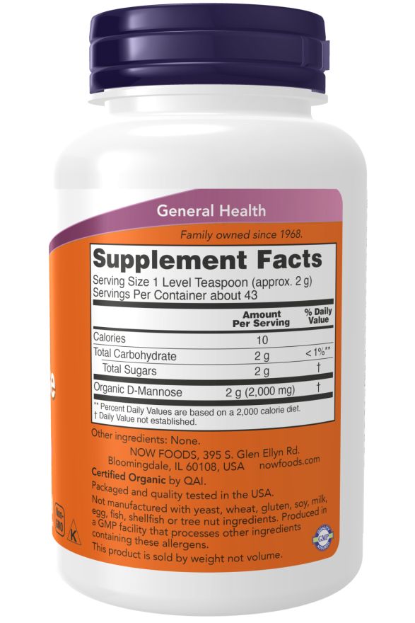 Now Foods D-Mannoza 170g