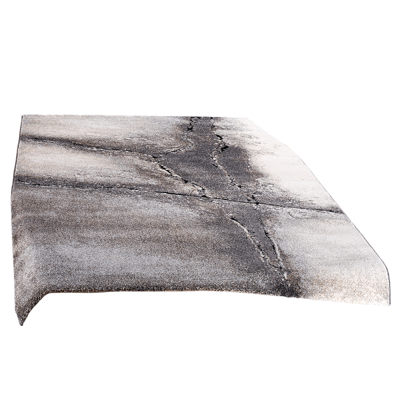 Teppich - grau - 80x150 cm