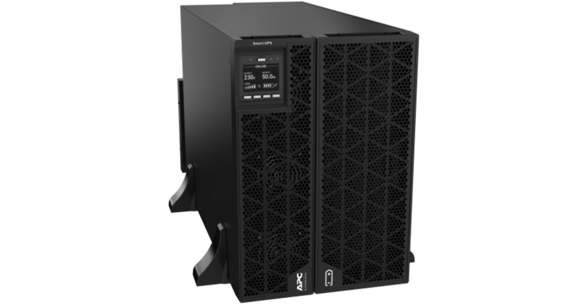 APCSmart-UPS On-Line SRTG15KXLI Noodstroomvoeding ups  (Zwart, 15kW, 230V&400V hardwired in&uit, NMC)