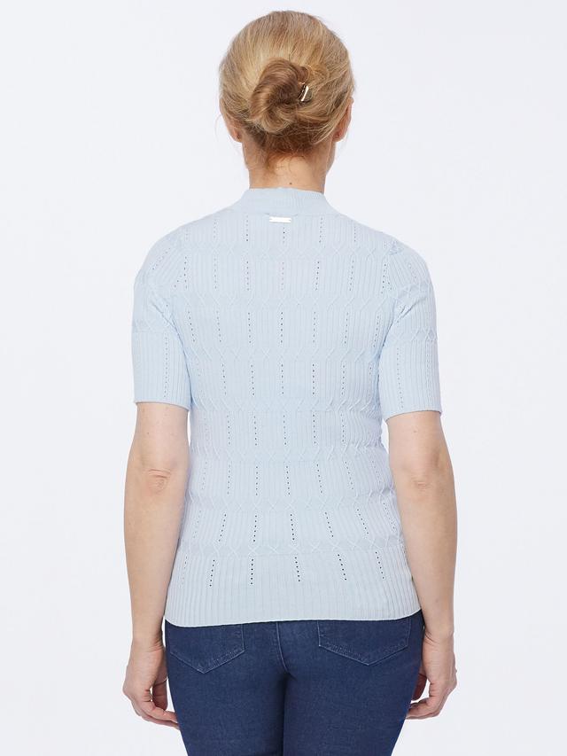 Sommerstrick Pullover halbarm