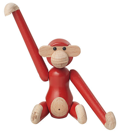 Kay Bojesen Tr?figur - Abe - 9,5 cm - Vintage - Mini - R?d