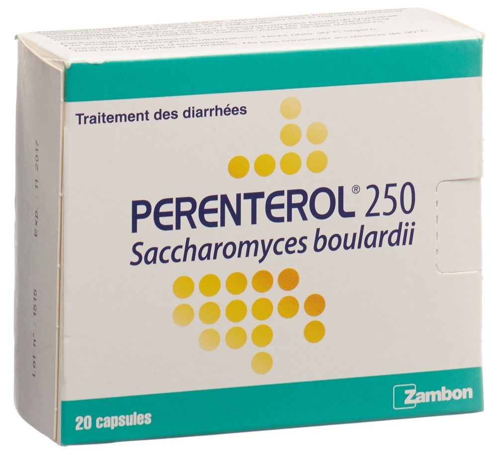 PERENTEROL Kaps 250 mg Blist 20 Stk