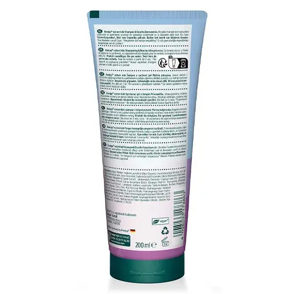 Kneipp - Shampoo e Gel de Banho 2 em 1 - Nature Kids - Pretty Princess - 200ml