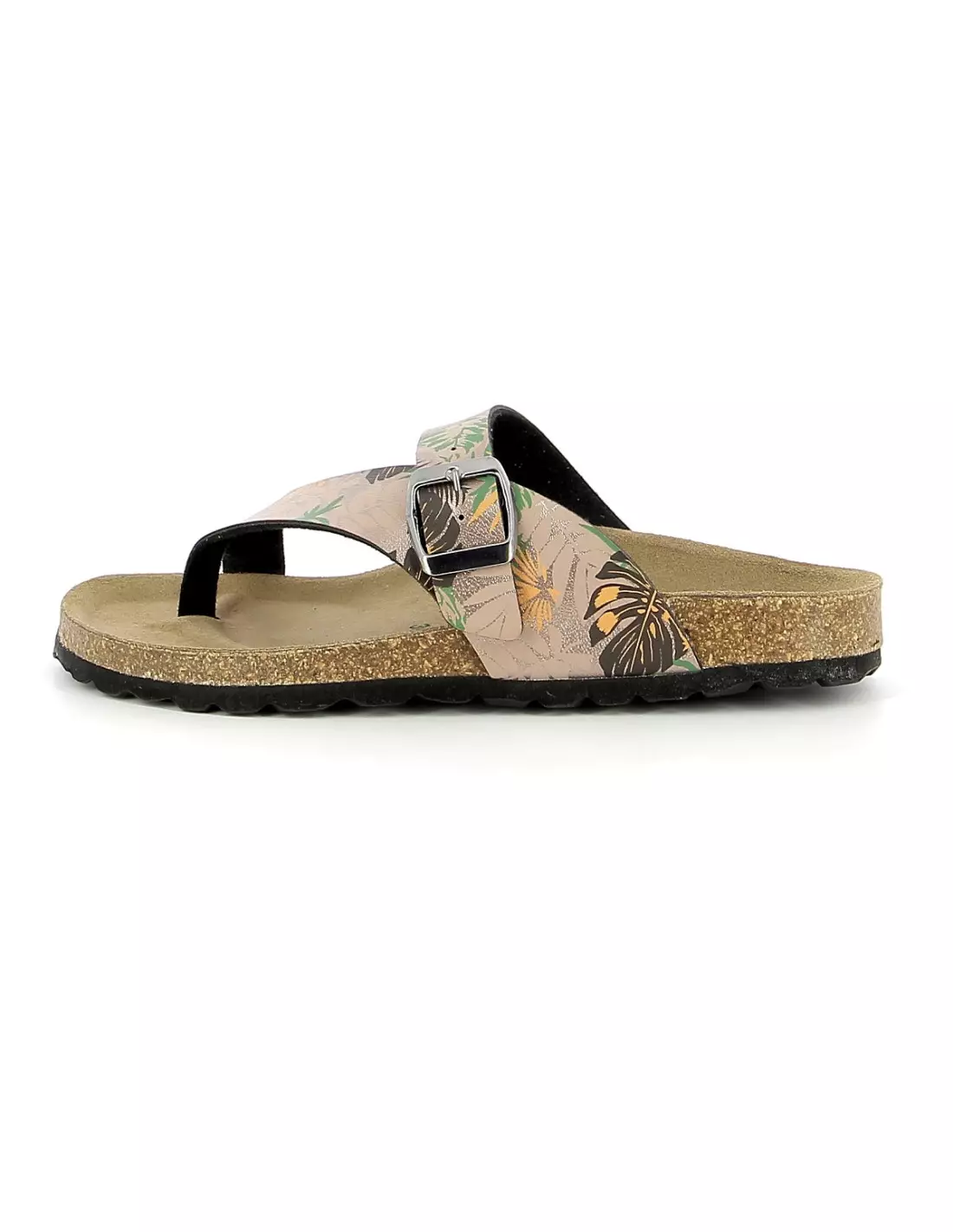 AUTENTI 7923 - Sandales & nu-pieds Marronfleuri