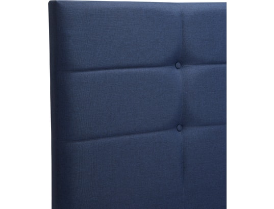 MERINOS - Tête de lit Cozy chine bleu nuit 160cm (170cm finie)
