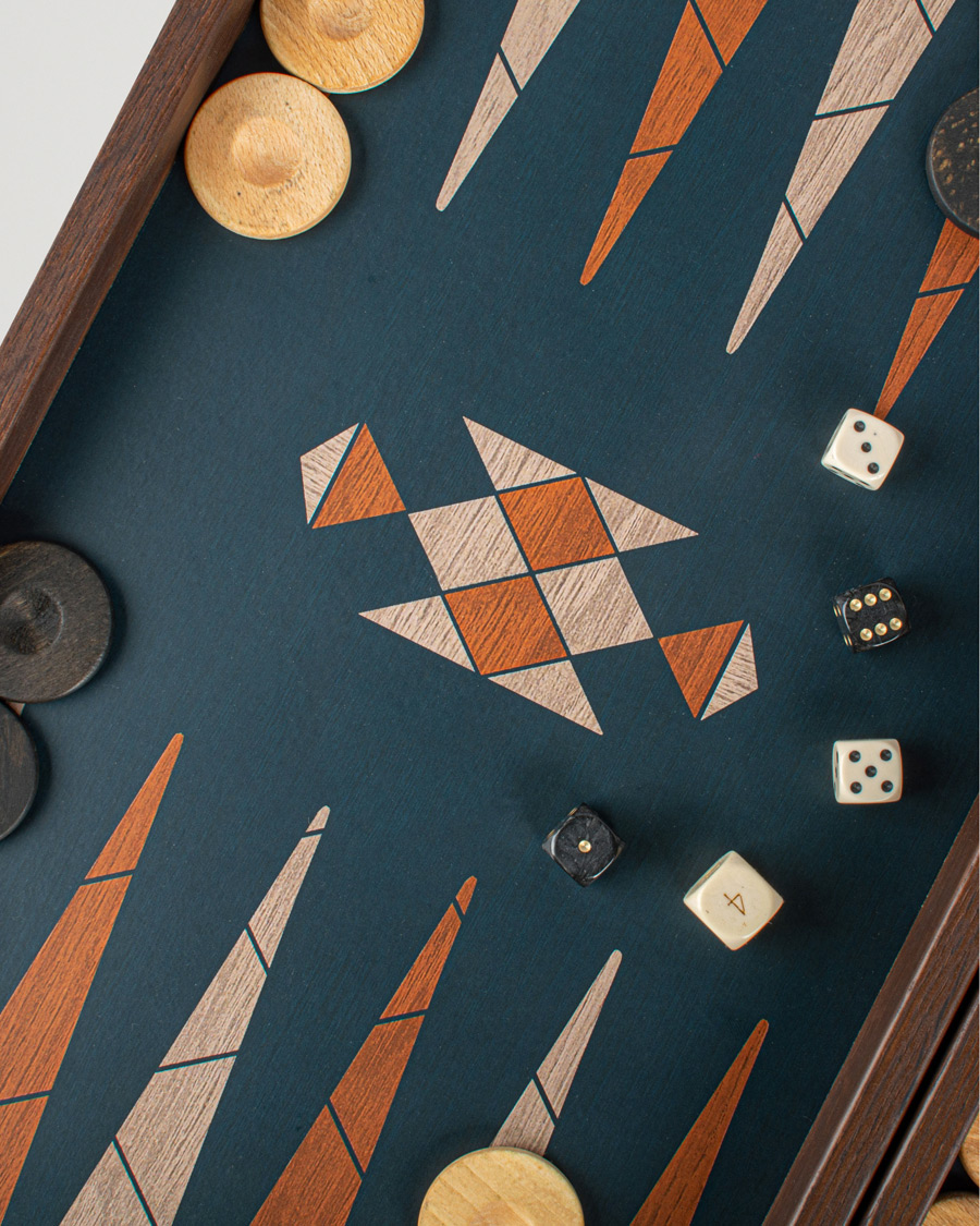 Manopoulos Wooden Creative Boho Chic Backgammon