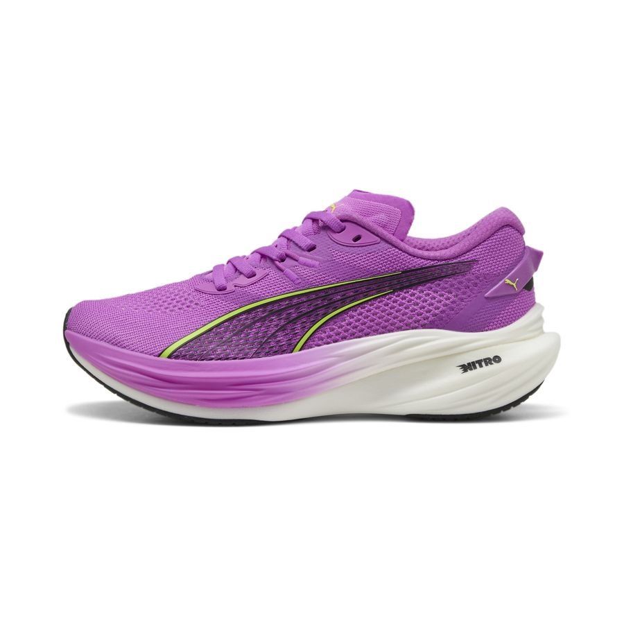 PUMA Chaussures de Running Deviate Nitro 3 - Pure Magenta/Jaune/Blanc Femme