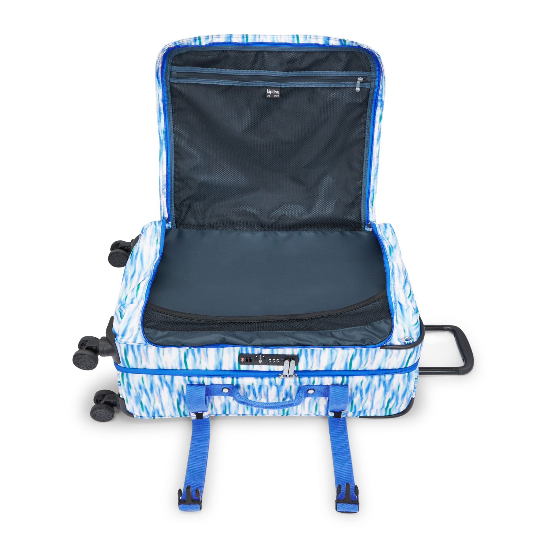SPONTANEOUS M Valise de taille moyenne à 4 roues - Diluted Blue