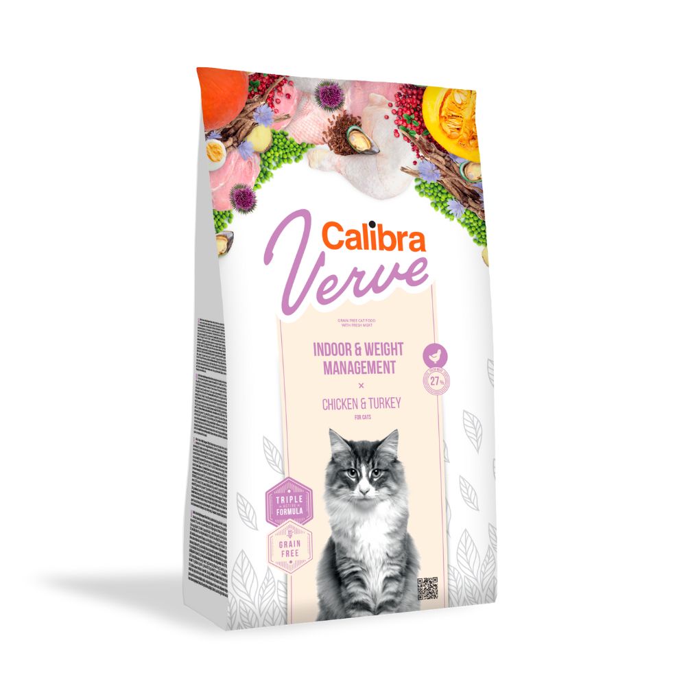 Calibra Cat Verve GF Indoor&Weight Chick&Turkey
