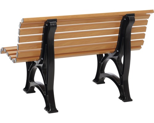 Blome tuinbank Amrum 80 x 121 x 64 cm, belastbaar tot 160 kg, kunststof, houtlook