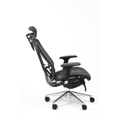 Fauteuil de bureau VASEAT - accoudoirs réglables - appui-tête intégré - noir
