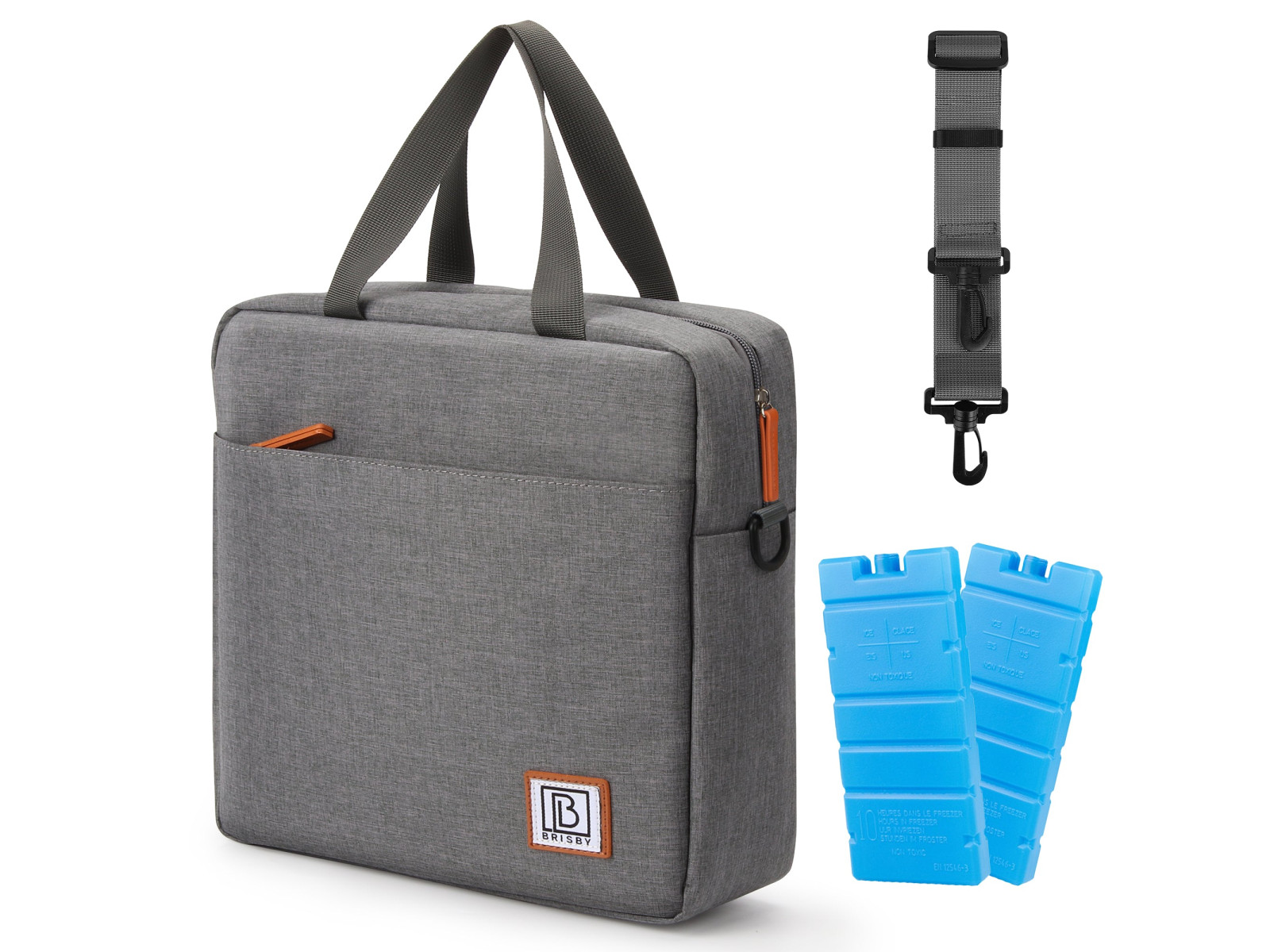 Brisby 7 liter koeltas - Dark Grey