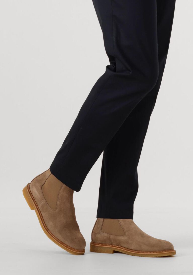 beige boss chelsea boots kope_cheb