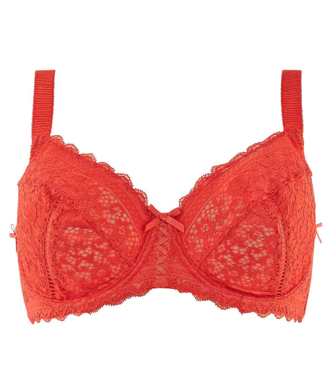 Soutien-gorge grand maintien C, D et E orange Elena