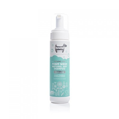Shampoo a seco Hownd Miracle para cães, aroma de aloe vera
