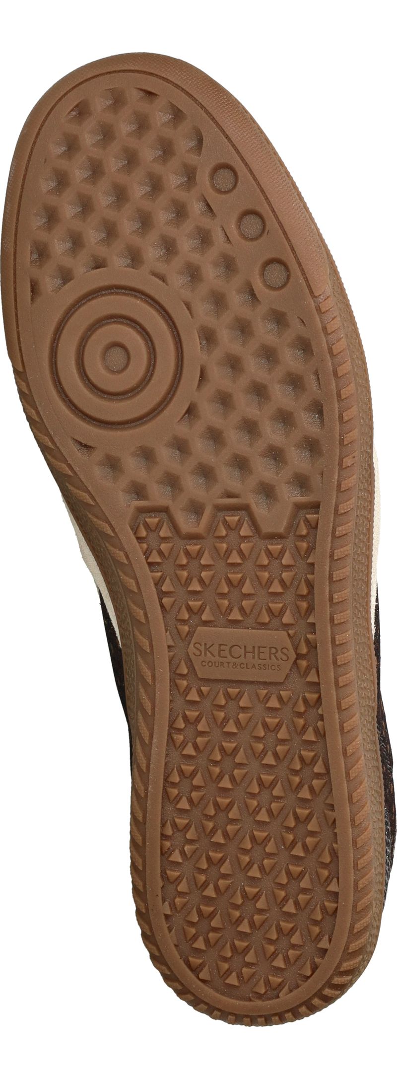 Skechers Hotshot Leopard Magic Sneakers Bruin Dames