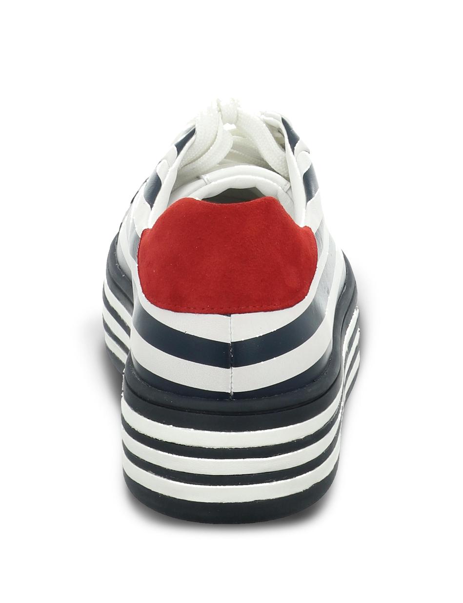 Sneaker Novara 02, weiss-blau