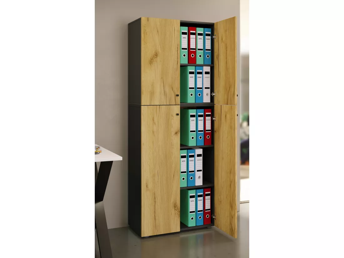 Armoire de bureau Armoire à dossiers Lona 5 cas