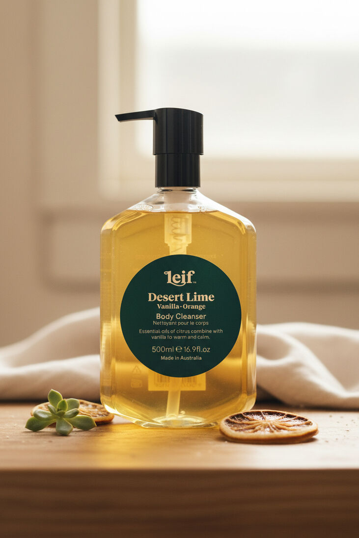 leif lichaamsverzorging desert lime body cleanser 500ml