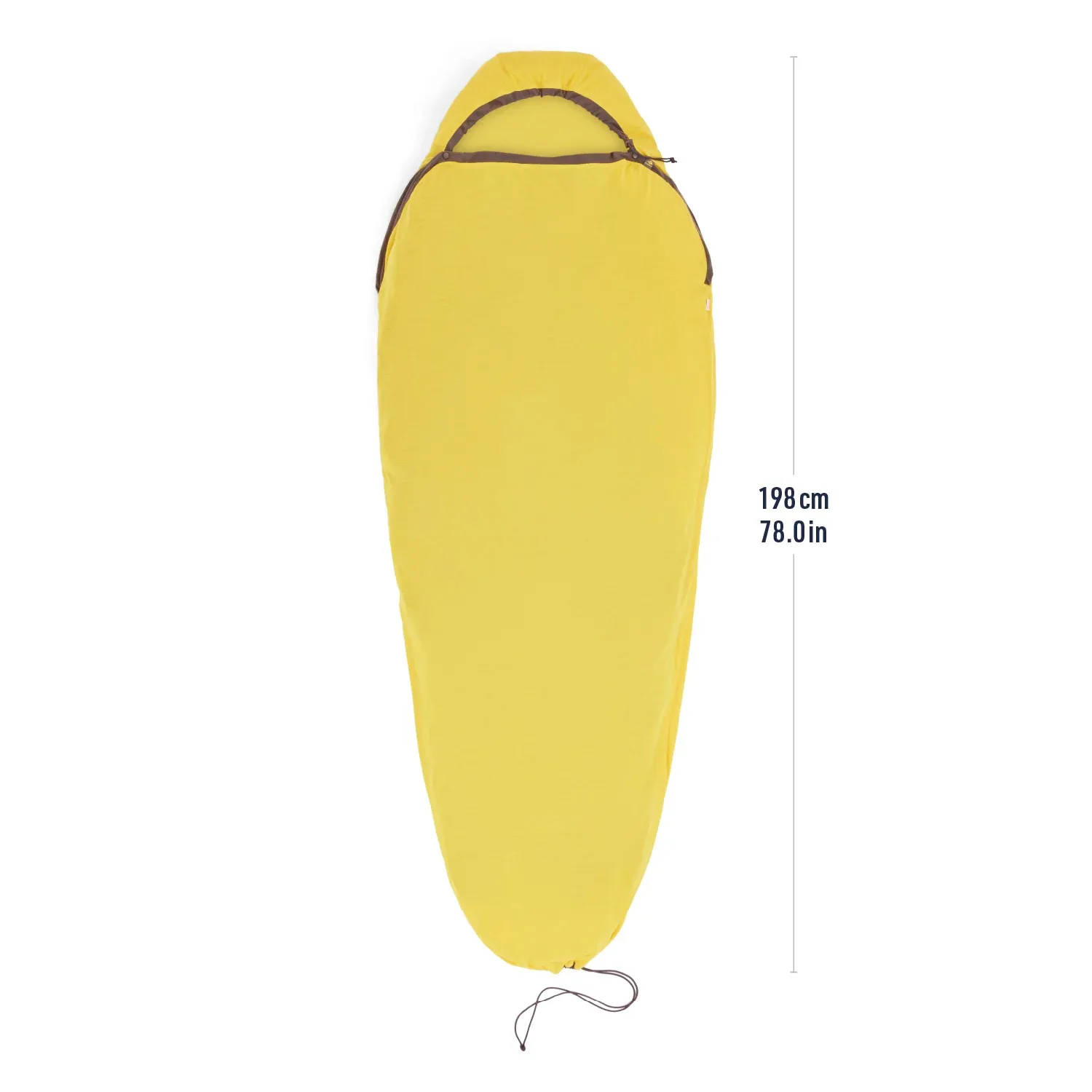 Sea To Summit Reactor Sleeping Bag Liner Mummy Sulphur Yellow