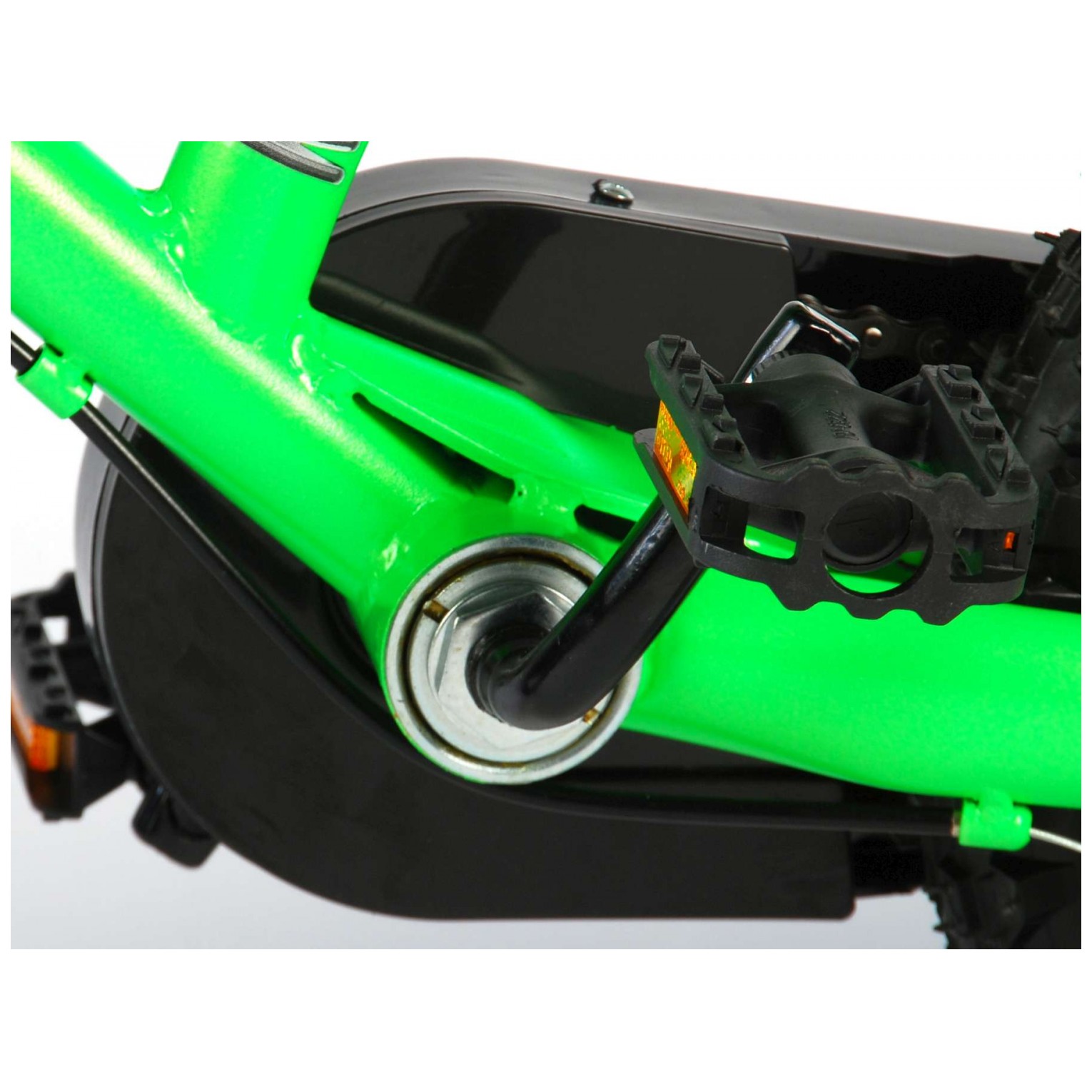 Volare Motorbike Fiets - 12 inch - Groen - 2 handremmen