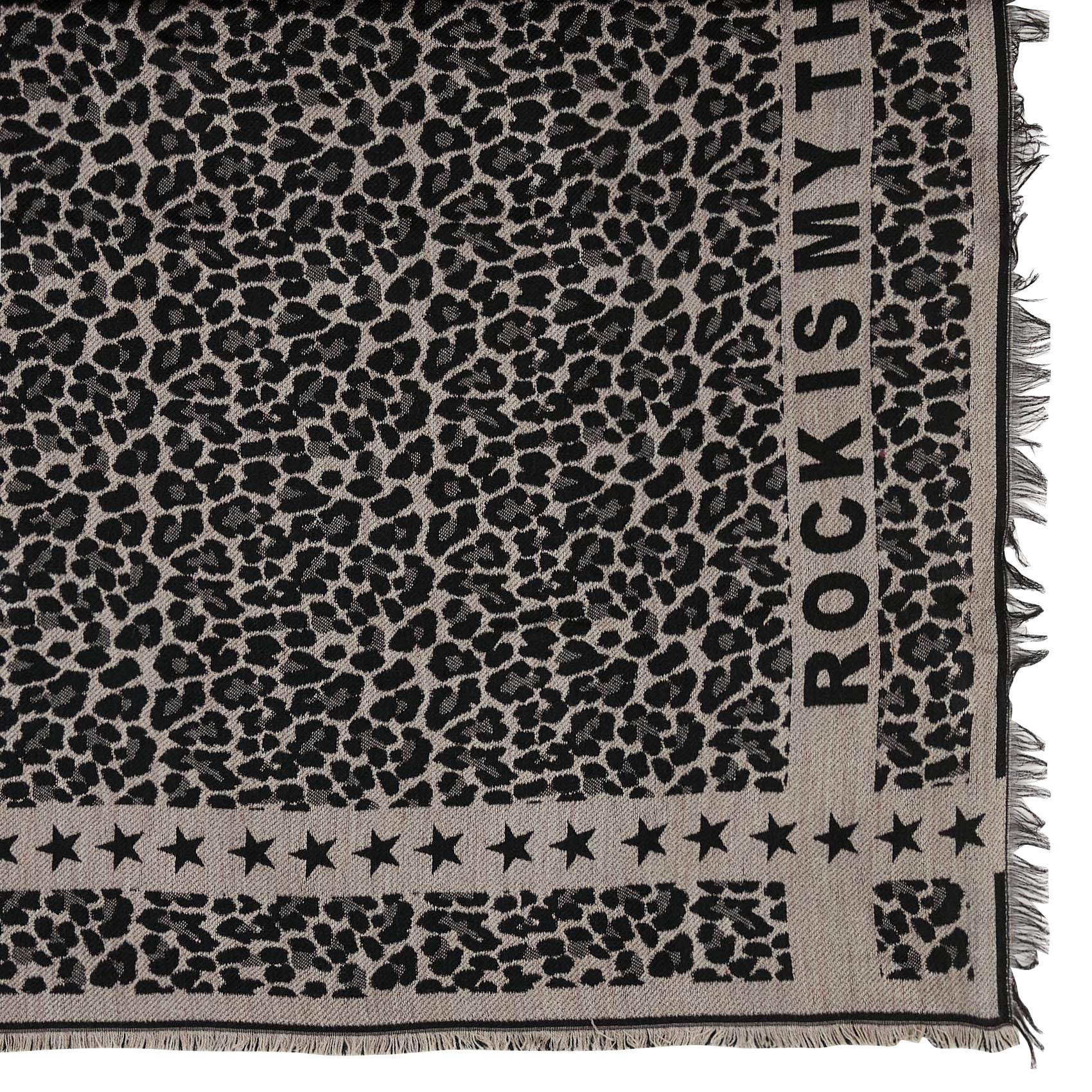 Foulard léopard | Noir