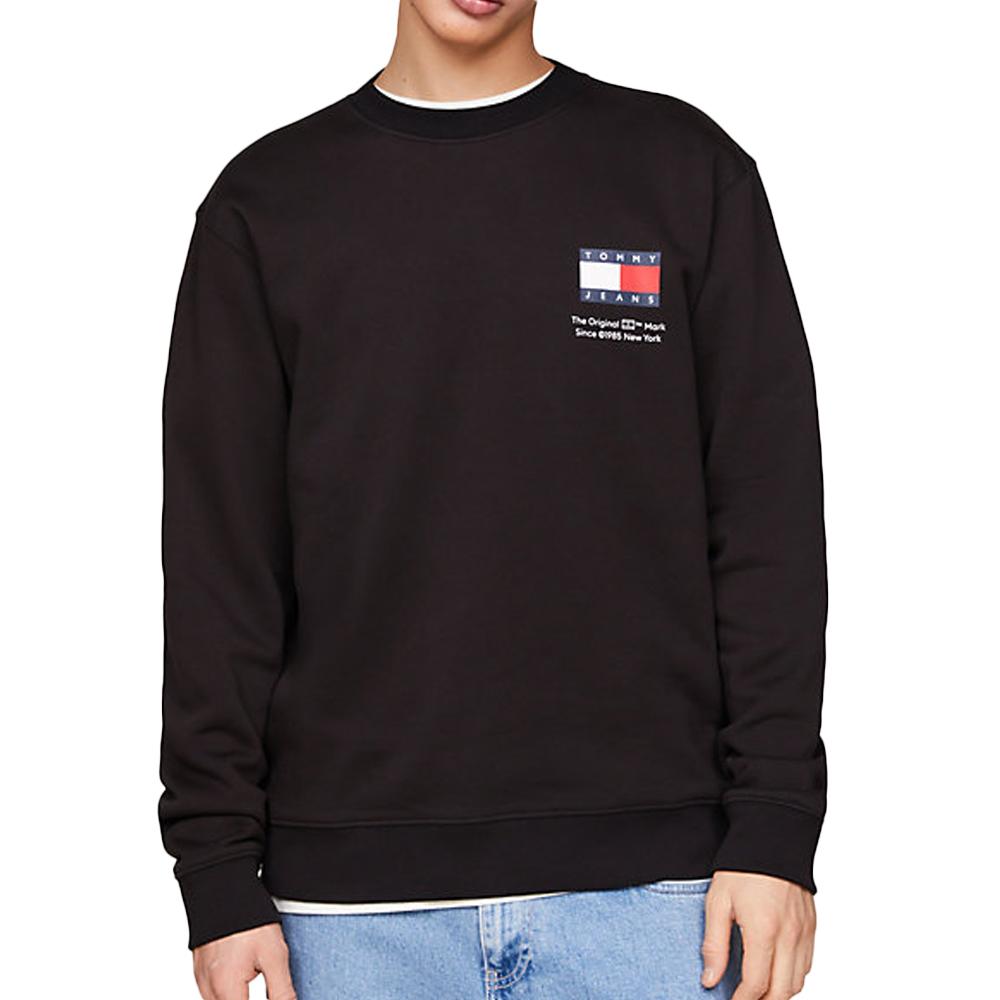 Tommy Hilfiger Sweat Noir Homme Tommy Hilfiger Reg Essential