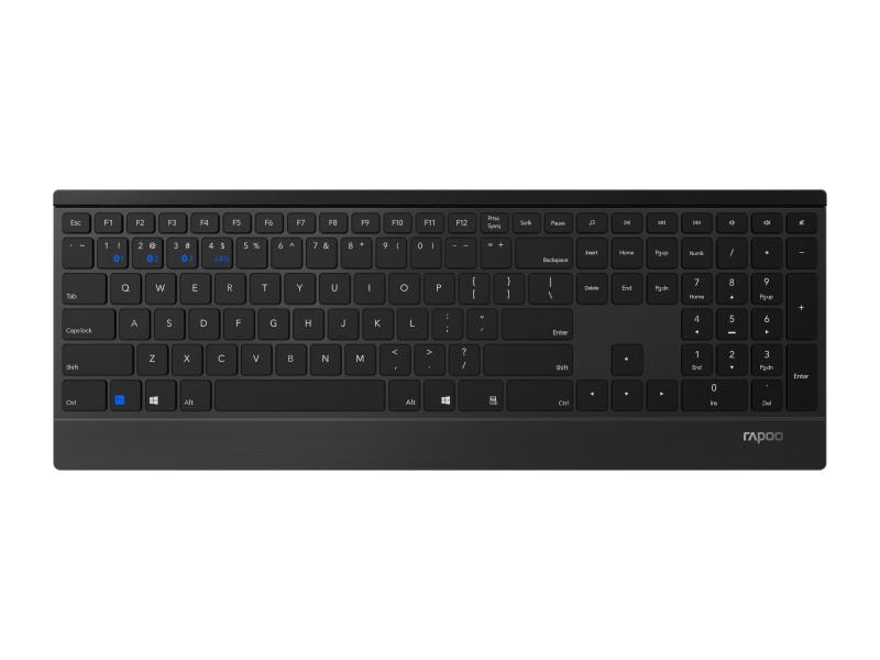 Rapoo Tastatur-Maus-Set 9500M Kabelloses Maus-Tastatur-Set